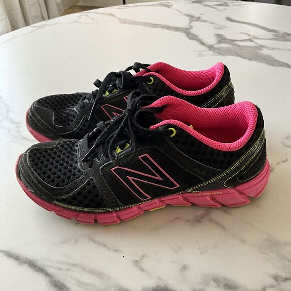 New Balance 750 V1 Size 6 Made USA Women's Black Pink Athletic Running Shoes - Picture 2 of 10
